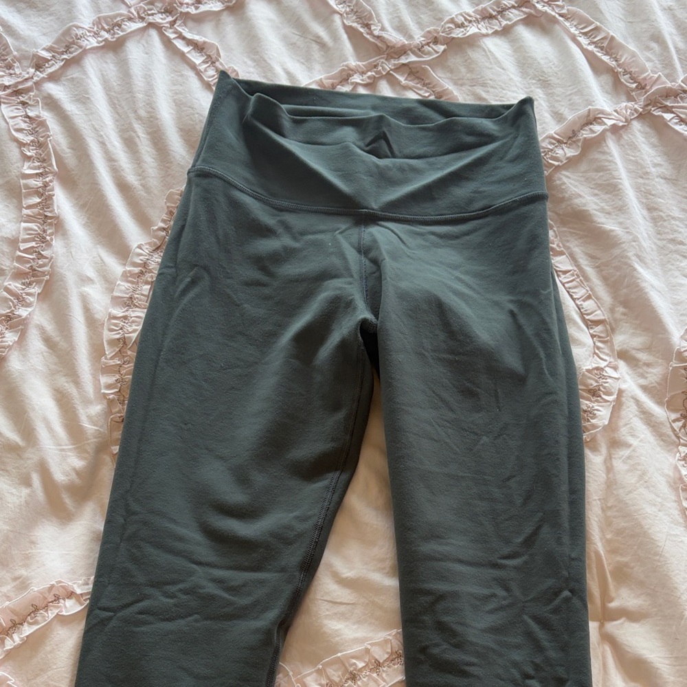 Tna High-Waist Stretch Leggings in Dark Green